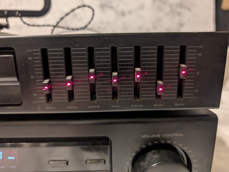 KENWOOD KR-A4040 AM/FM Stereo Receiver & Ge-292 Equalizer Tested Works gallery