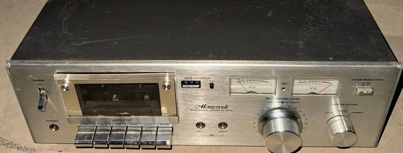 MONTEVERDI H240 INTEGRATED CASSETTE DECK - VINTAGE FOR PARTS POWERS ON! gallery