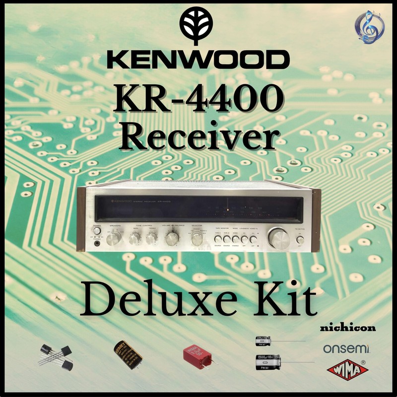 Kenwood KR-4400 Receiver Deluxe Upgrade Kit Genuine Parts Restoration
