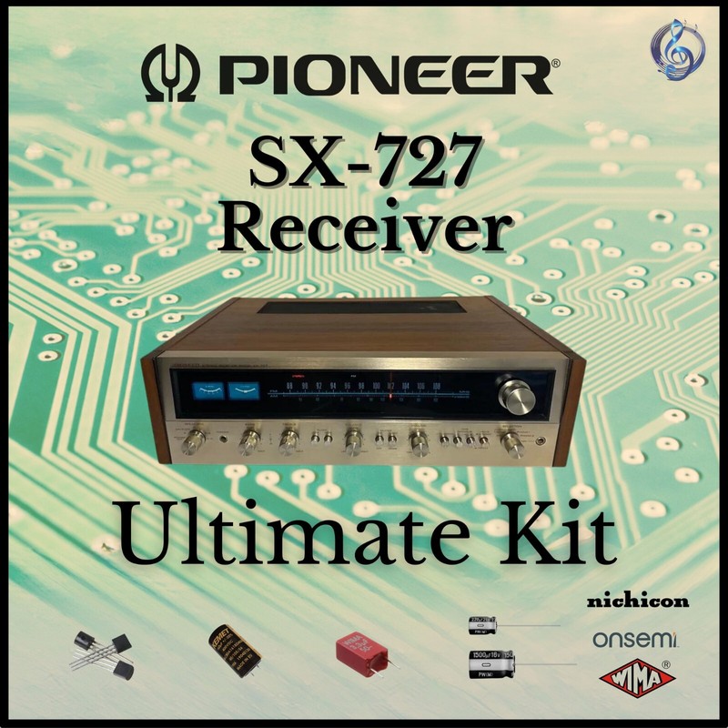 Pioneer SX-727 Receiver Ultimate Upgrade Kit Genuine Parts Restoration