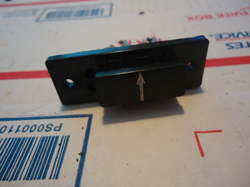 Sansui 5000A Stereo Receiver Parting Out Voltage Selector