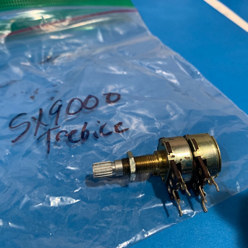 Pioneer SX-9000 Vintage Stereo Receiver Parting Out Treble Potentiometer