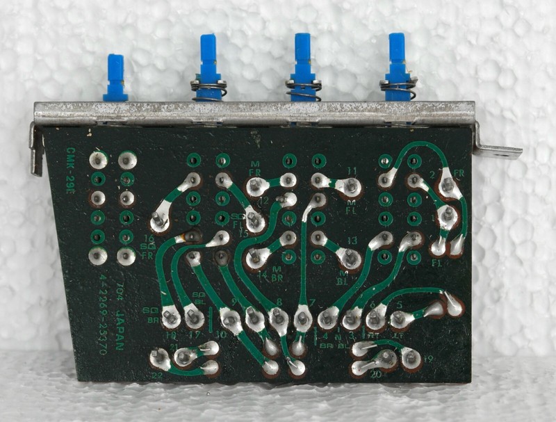 Sanyo DXL5486 4 Channel Stereo Receiver Part : Push Button Switch Assembly gallery