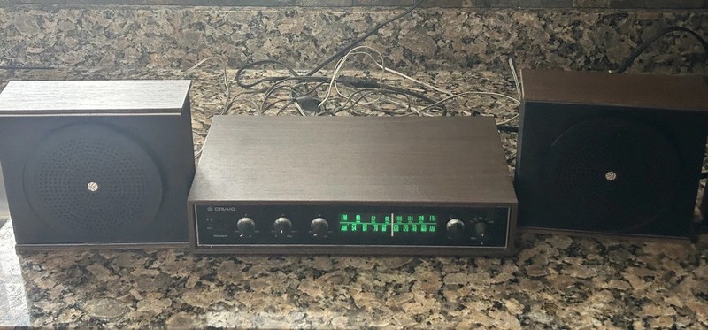Vintage Craig Radio AM/FM Stereo Receiver Tuner 70s Model 150S w Speakers VIDEO