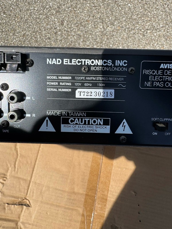 NAD 7220 Power Envelope Stereo Receiver Vintage Used Tested Works gallery