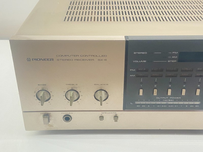 📻 Vintage Pioneer SX-6 Computer Controlled Stereo Receiver ~ Japan ~ Works! gallery