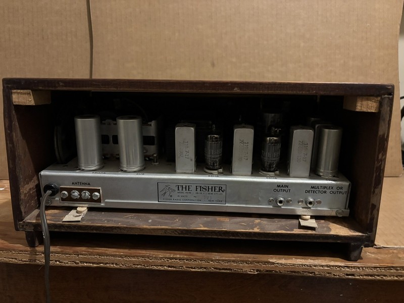 The Fisher Custom FM Tuner Series 40 in Wood Case - Works Well - Sounds Great gallery