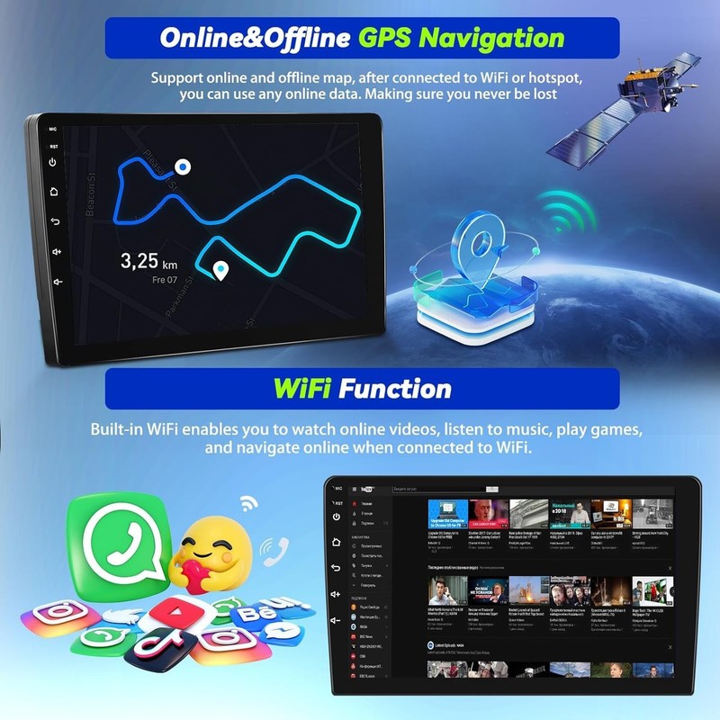 Camecho Android 15 Car Radio For Hyundai Tucson Ix35 2010-2015 Wireless Carplay gallery