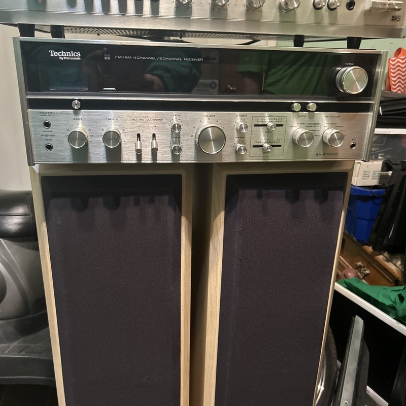 Technics SA-6000Xc FM/AM 4 Channel / 2 Channel Stereo Receiver Japan Vintage