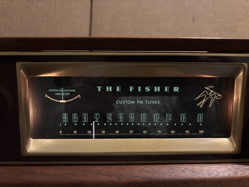 The Fisher Custom FM Tuner Series 40 in Wood Case - Works Well - Sounds Great gallery