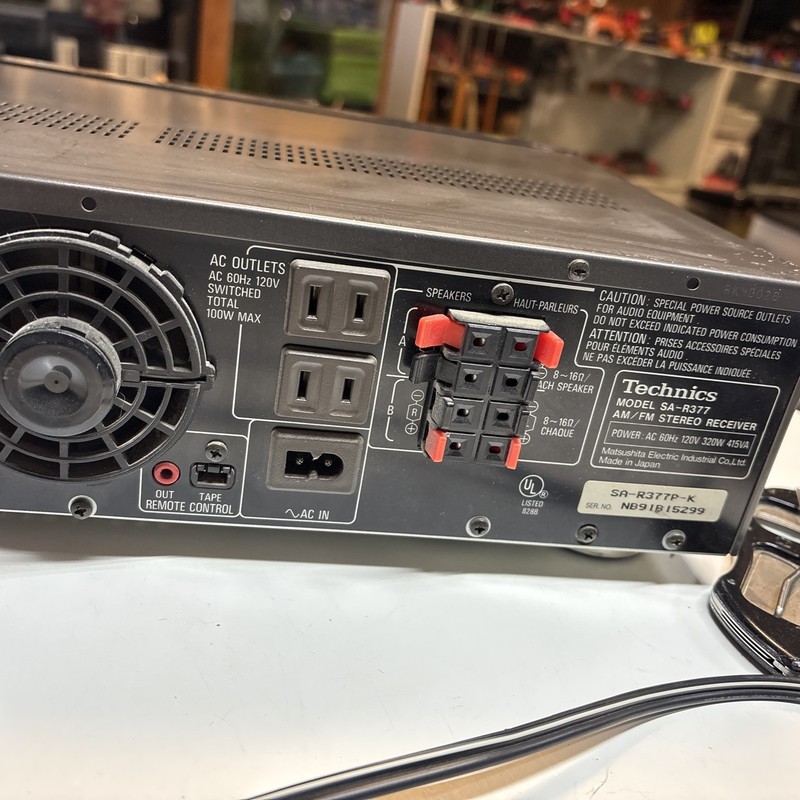 Technics SA-R377 Quartz Synthesized AM/FM Stereo Receiver gallery