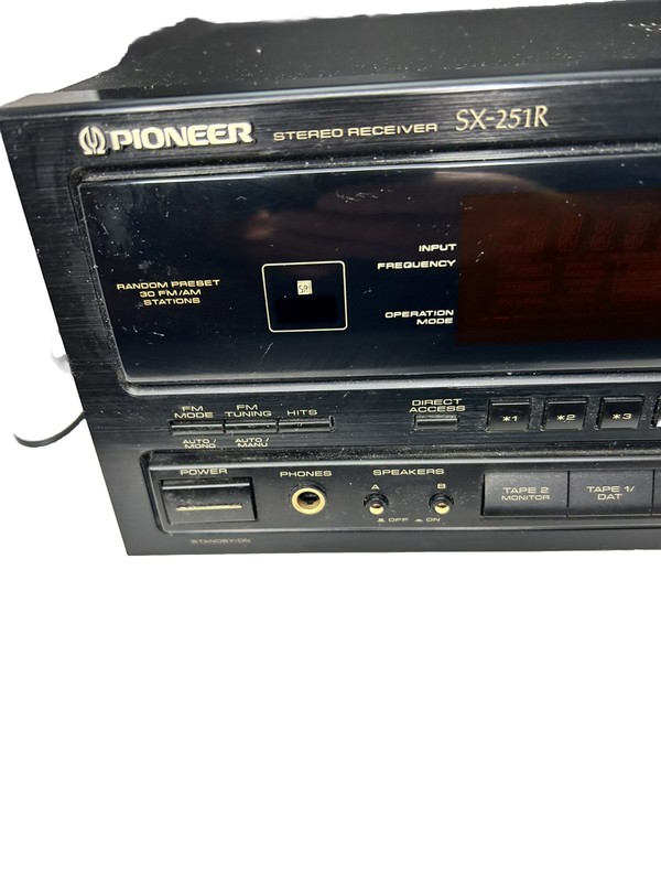 Pioneer Stero Am/Fm Receiver Model SX251R gallery