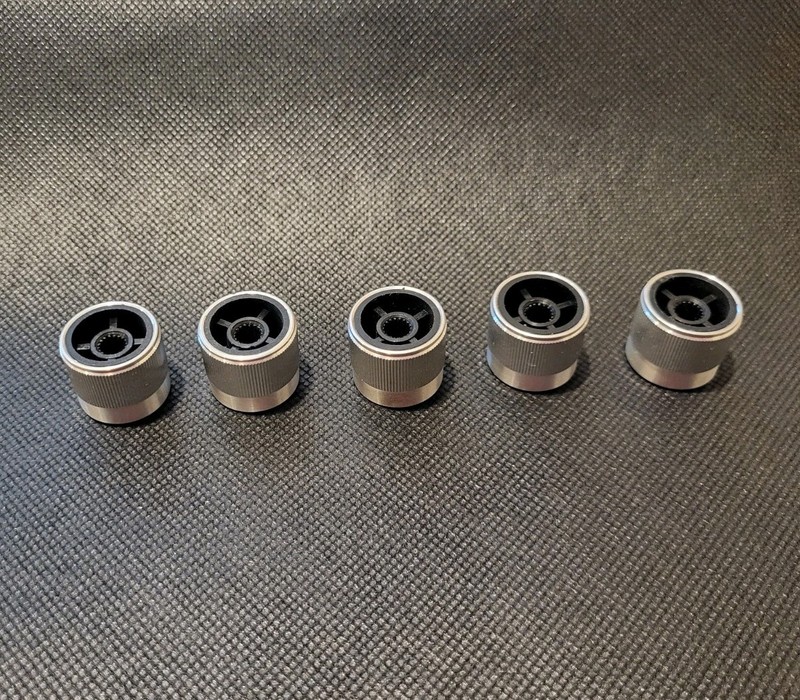 ROTEL Stereo Receiver RX-102 Replacement Parts 5 Bass Treble Volume KNOBS gallery