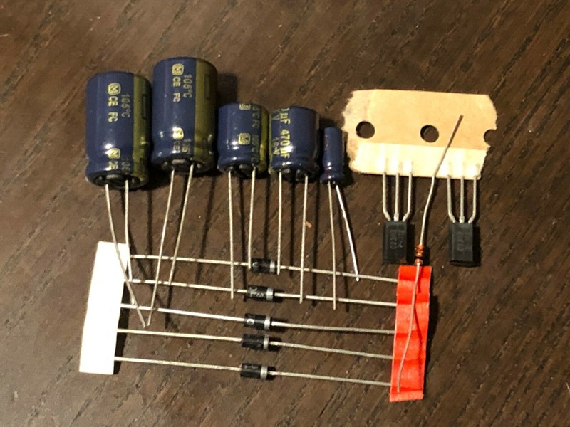Marantz 4240 Power Supply Capacitor Upgrade Set High-Quality Receiver Recap Kit