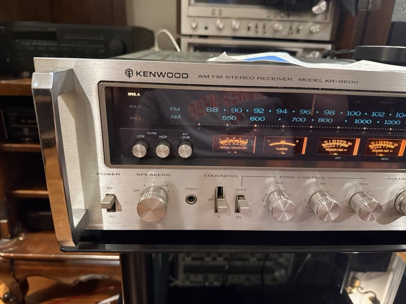 Vintage Kenwood KR-9600. Excellent Condition. New Modules (2) . New Caps ect.. gallery