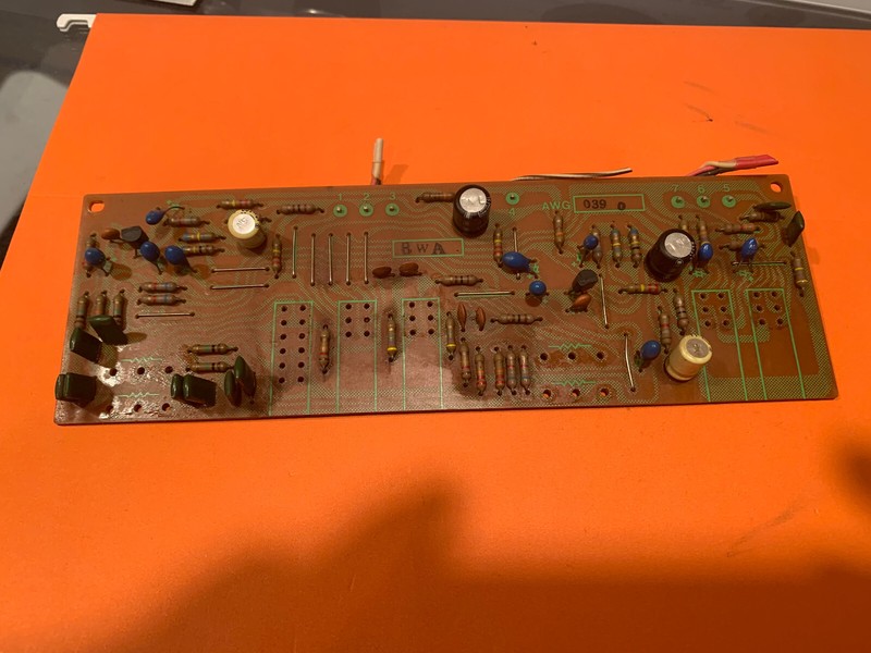 Pioneer SX-950 Stereo Receiver Parting Out Board ANP-510-0 Controls Removed