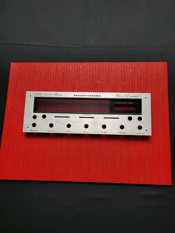 Marantz 4220 faceplate with lens