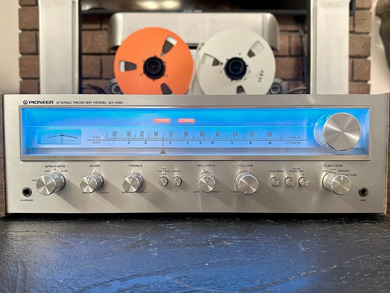 Pioneer SX-550 HiFi Receiver Stereo AF/FM Fully Tested + 30-Day $ Guarantee gallery