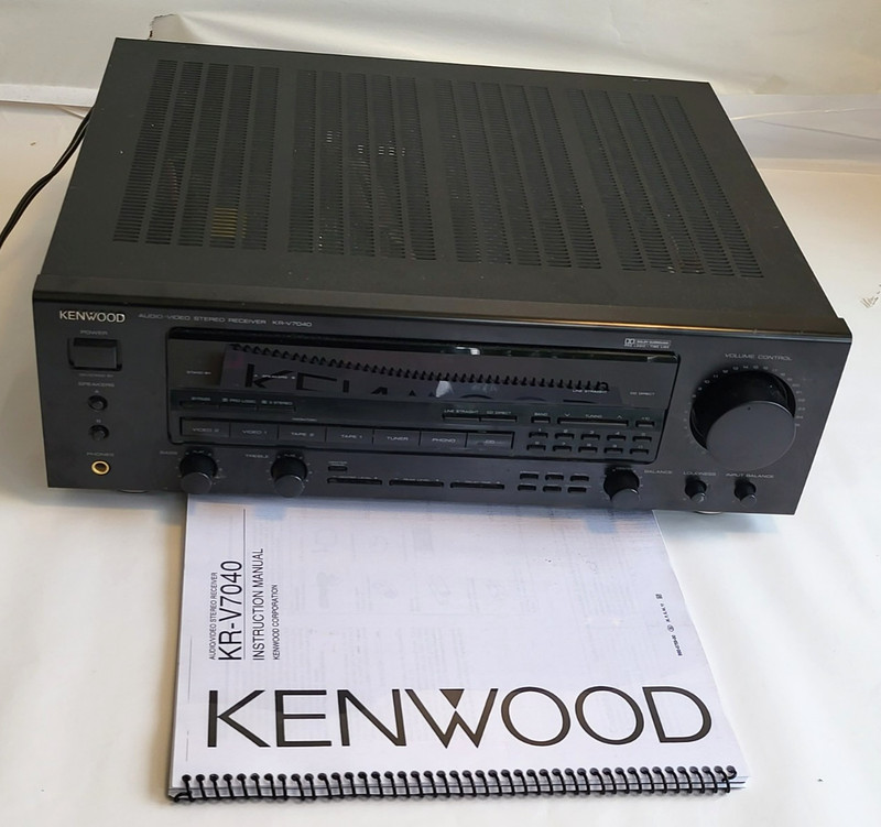 Kenwood KR-V7040 5.1 Dolby Pro Logic A/V Receiver Tested! No Remote, (2) Manuals gallery
