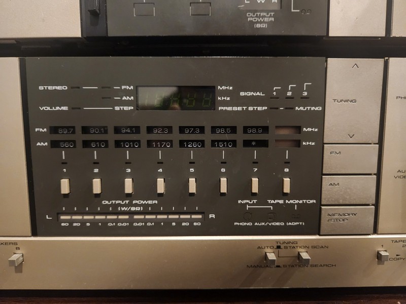 Pioneer SX-6 Communication Series Champagne Receiver With AM/FM Antenna gallery