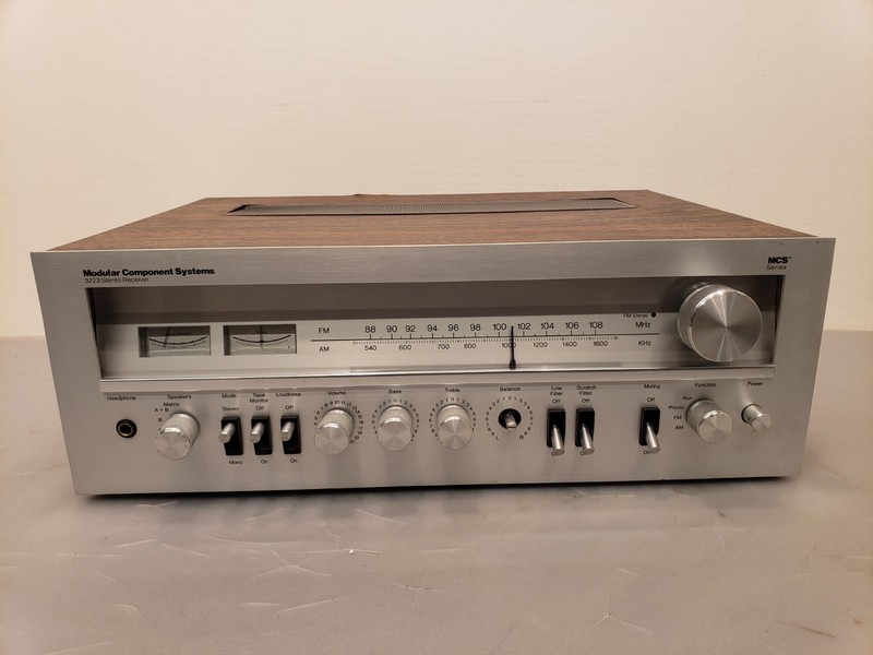 Vintage Modular Component Systems MCS 3223 Stereo Receiver **Parts or Repair