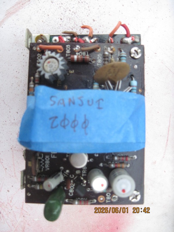 SANSUI 2000 STEREO RECEIVER REPLACEMENT SET of DRIVER BOARDS