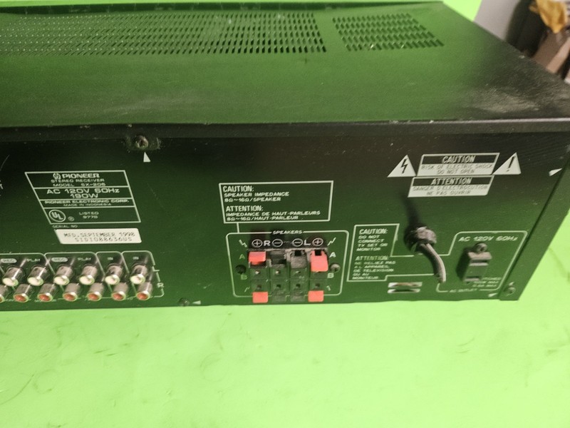 PIONEER SX-205 AM-FM Stereo Receiver gallery
