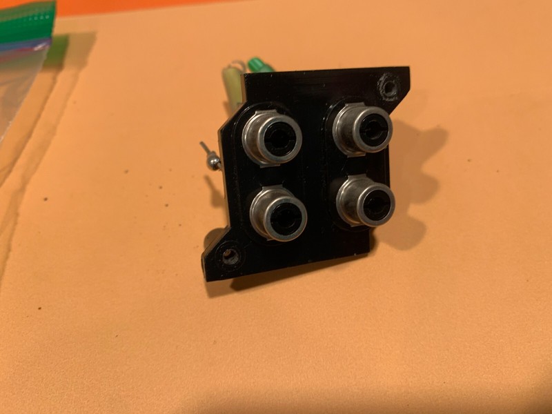 Yamaha CR-1020 Stereo Receiver Parting Out Tape RCA Jack Assembly