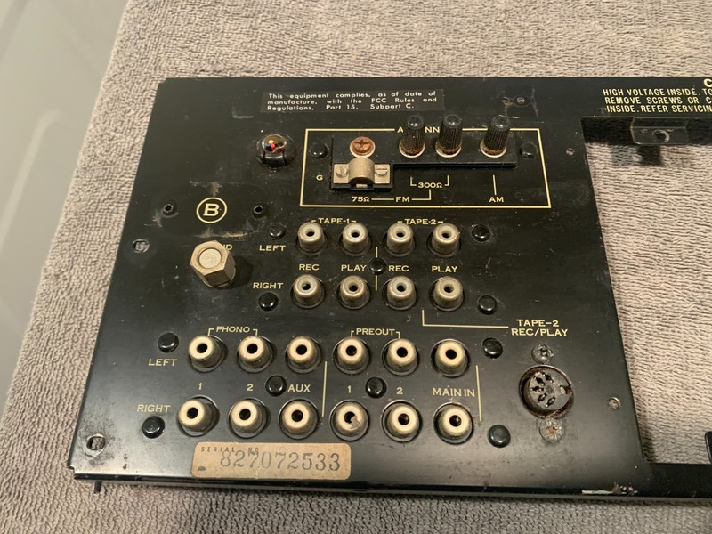 Sansui 9090DB Stereo Receiver Parting Out - Rear Panel gallery