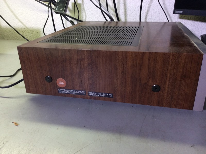 Mitsubishi DA-R15 Stereo Receiver AM FM Phono Silver Woodgrain gallery