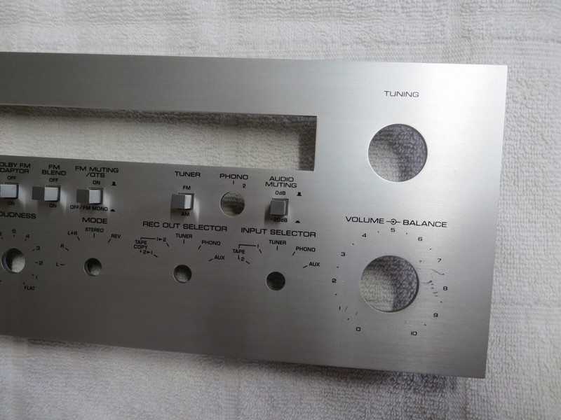 YAMAHA CR1020 NATURAL SOUND RECEIVER FRONT FACE PLATE gallery