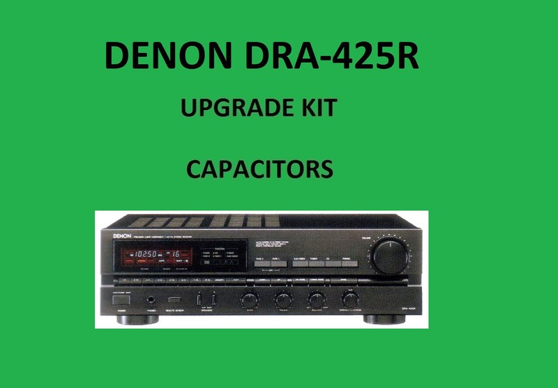 Stereo Receiver DENON DRA-425R Repair KIT - all capacitors