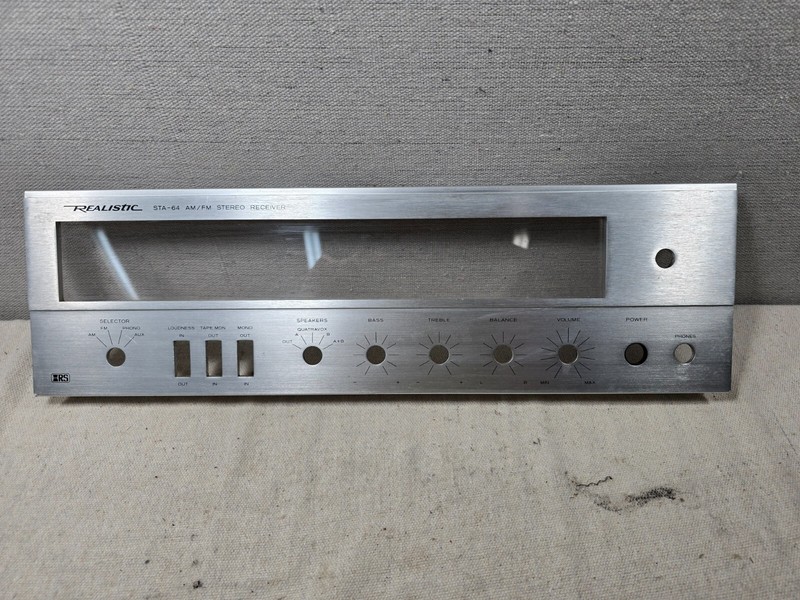 Realistic STA-64 AM/FM Stereo Receiver Faceplate gallery