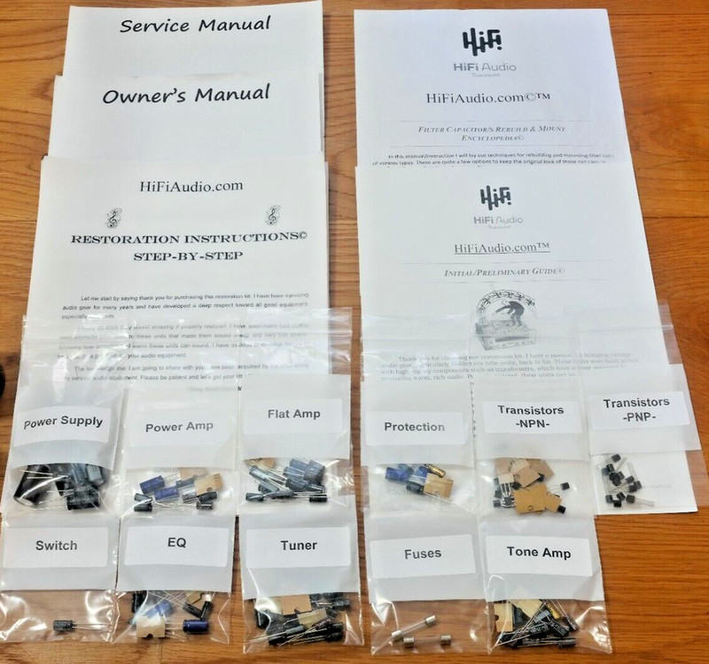 Pioneer SX-950 SX-5570 rebuild restoration recap upgrade kit repair capacitor