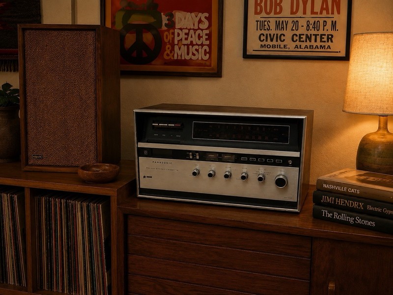 🍊Vintage 1969 Panasonic FM/AM Stereo Cassette Player | Model RS-280S WORKS!