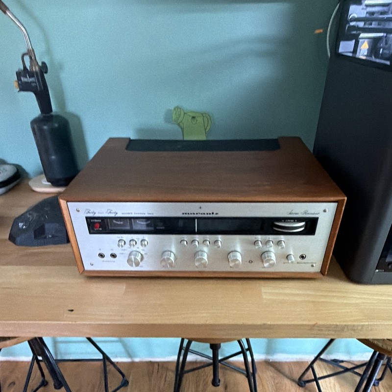 Marantz 40 40 Model Twenty Two Vintage Stereo Receiver with Wood Case MINT