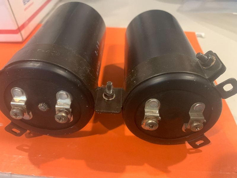 Pioneer SX-1250 Stereo Receiver Part Out – Filter Capacitor Pair + Clamps