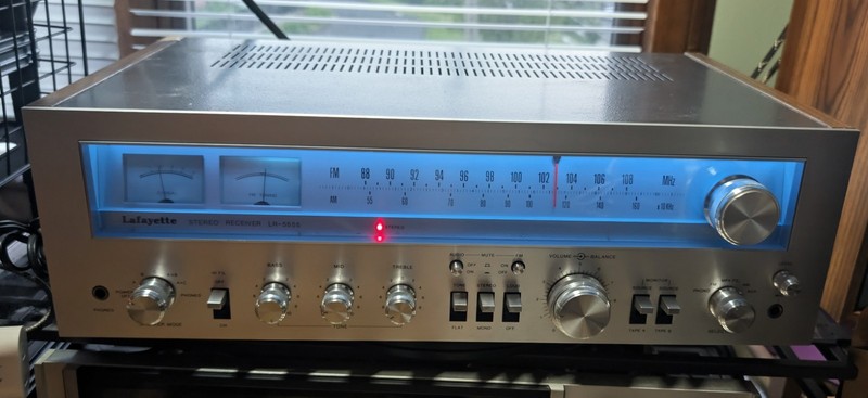 LAFAYETTE Vintage LR-5555 55 WPC AM FM Stereo Receiver