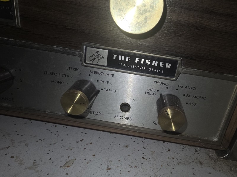 Vintage The Fisher 500-T FM Stereo Receiver, Transistor Series. SHOWN WORKING gallery