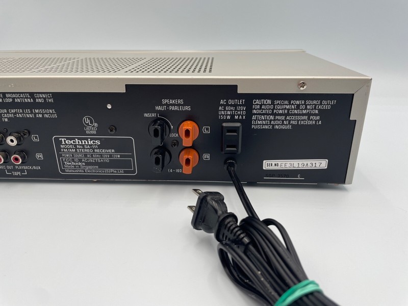 Vintage Technics SA-111 FM/AM Stereo Receiver | Tested & Working gallery
