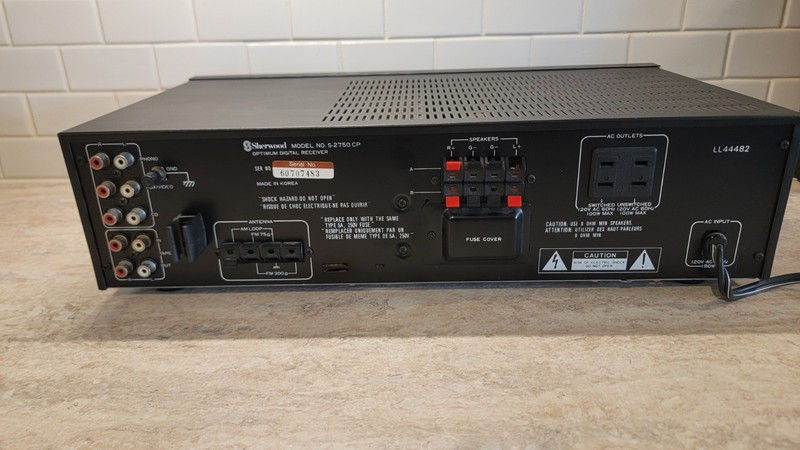 Vintage Sherwood S-2750CP 2 Ch Phono Stereo Receiver Amplifier Works, As Is gallery