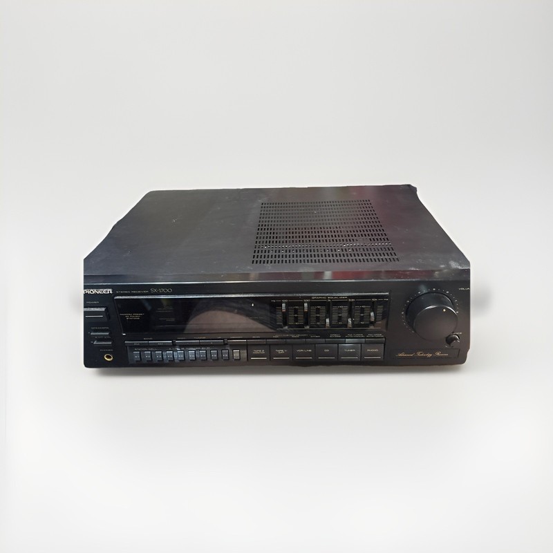 Pioneer SX1700 AM/FM Phono AUX Stereo Receiver Tuner Amp 5-Band EQ. WORKING