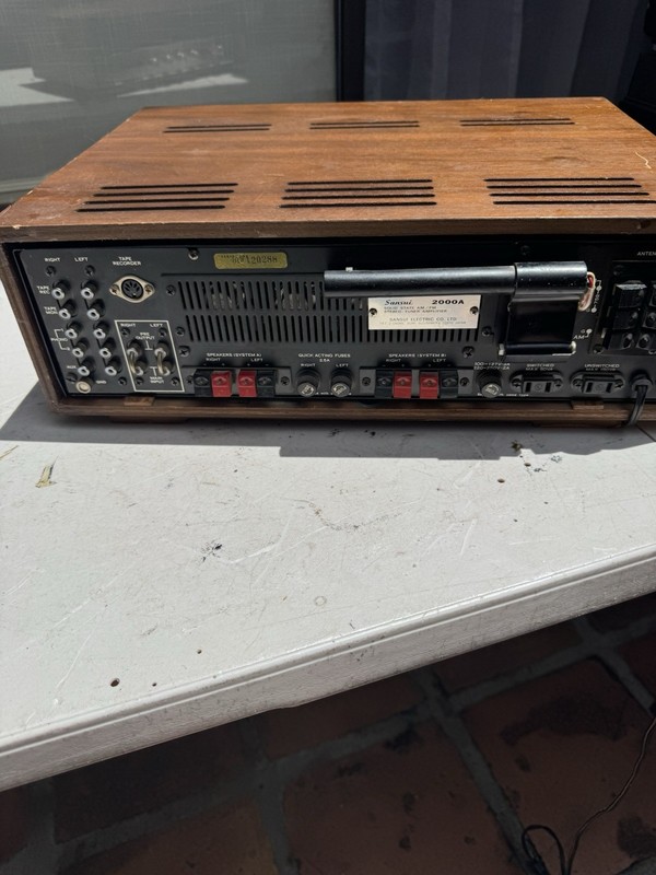 Sansui model 2000 A stereo vintage receiver gallery