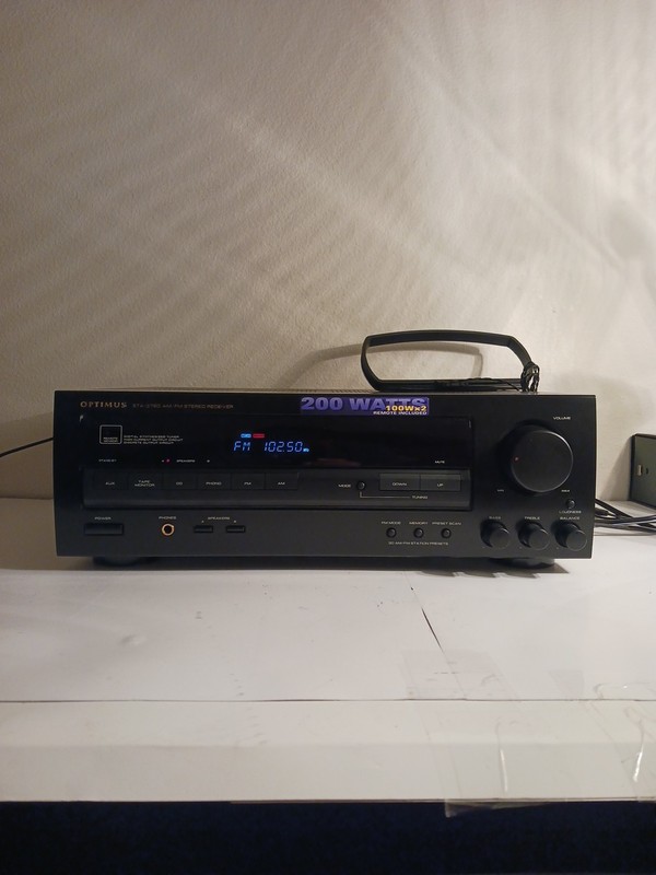 Vintage Optimus STA-3760 Am/Fm Digital Synthesized Tuner Stereo Receiver/Remote gallery