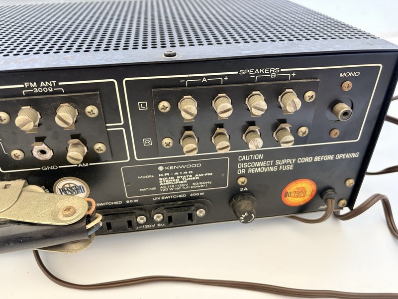 Vintage Kenwood Stereo Receiver KR-4140 PLEASE READ gallery