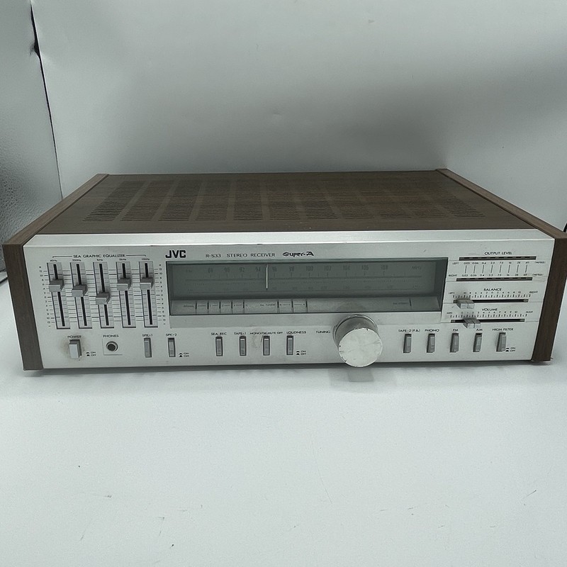 Vintage JVC Stereo Receiver Model: R-S33. Working Tested Cleaned and inspected