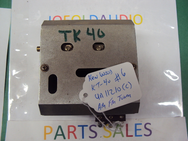 Kenwood KT-40 AM/FM Tuner. Read More Below. Parting Out KT-40.