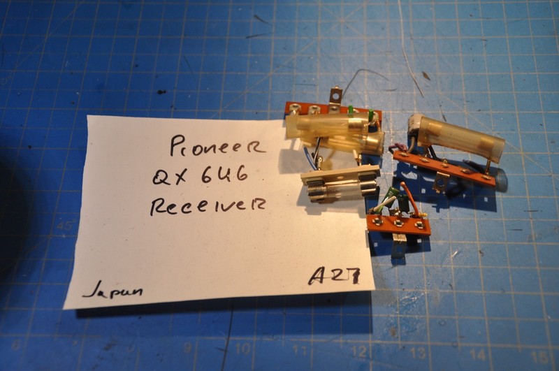 Pioneer QX-646 Receiver Replacement Parts Fuses