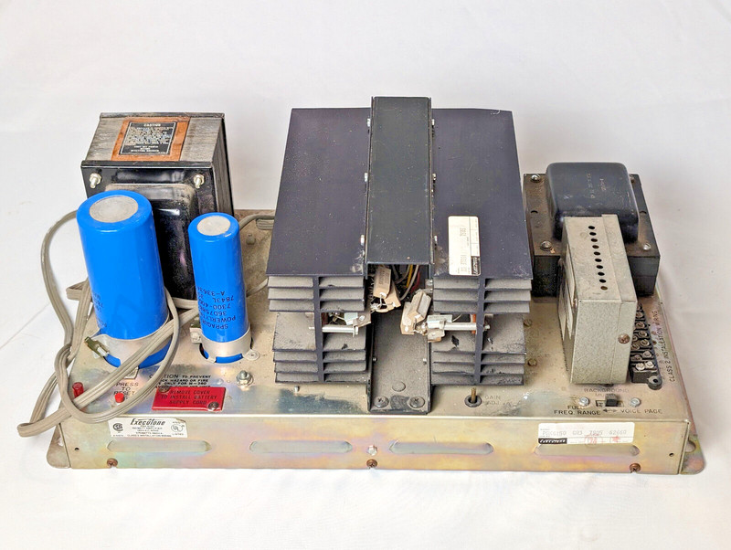 Vintage Executone PBK-6150 Amplifier Unit 150W 120VAC Class 2