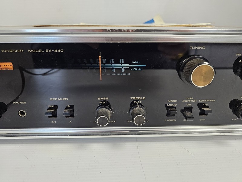 Vintage Pioneer SX-440 AM/FM Stereo Receiver (1969-71) With Manual TESTED WORKS gallery